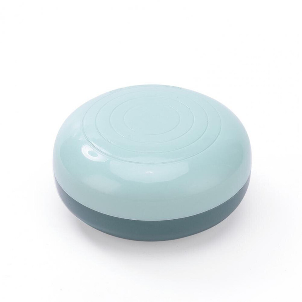Green Pill Box Good Sealing Moisture-Proof Double Layer Weekly 8-Compartment Tablets Splitter Case For Travel