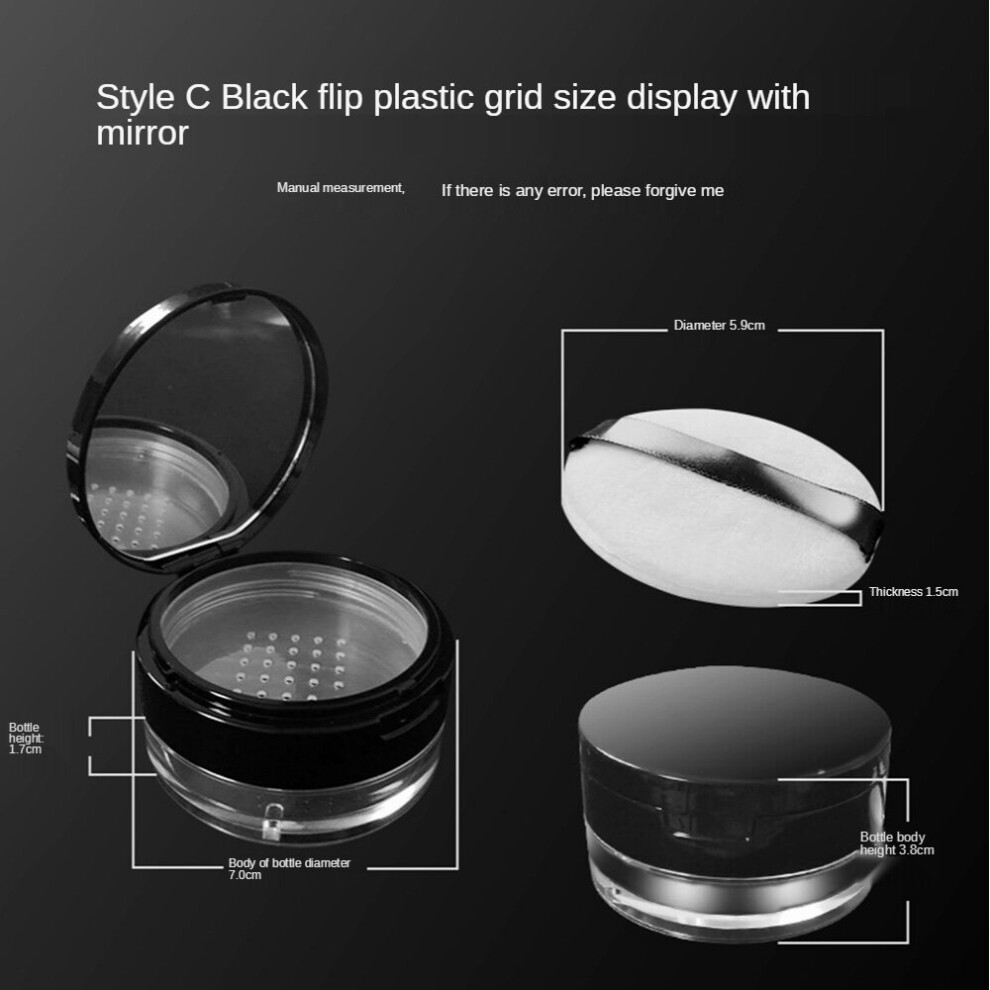 20g Cosmetic Jar Small Empty Cosmetic Refillable Bottles Plastic Eyeshadow Makeup Face Cream Jar Pot Container