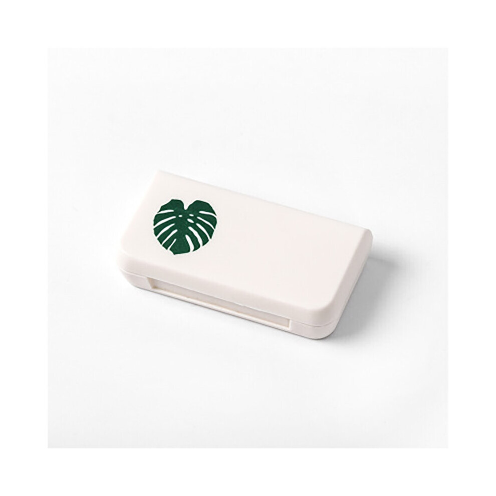 Multicoloured Three Compartments With Identity Compartments Small Pill Box Mini Portable Pill Box Travel Medicine Sub-Packing Pill Box