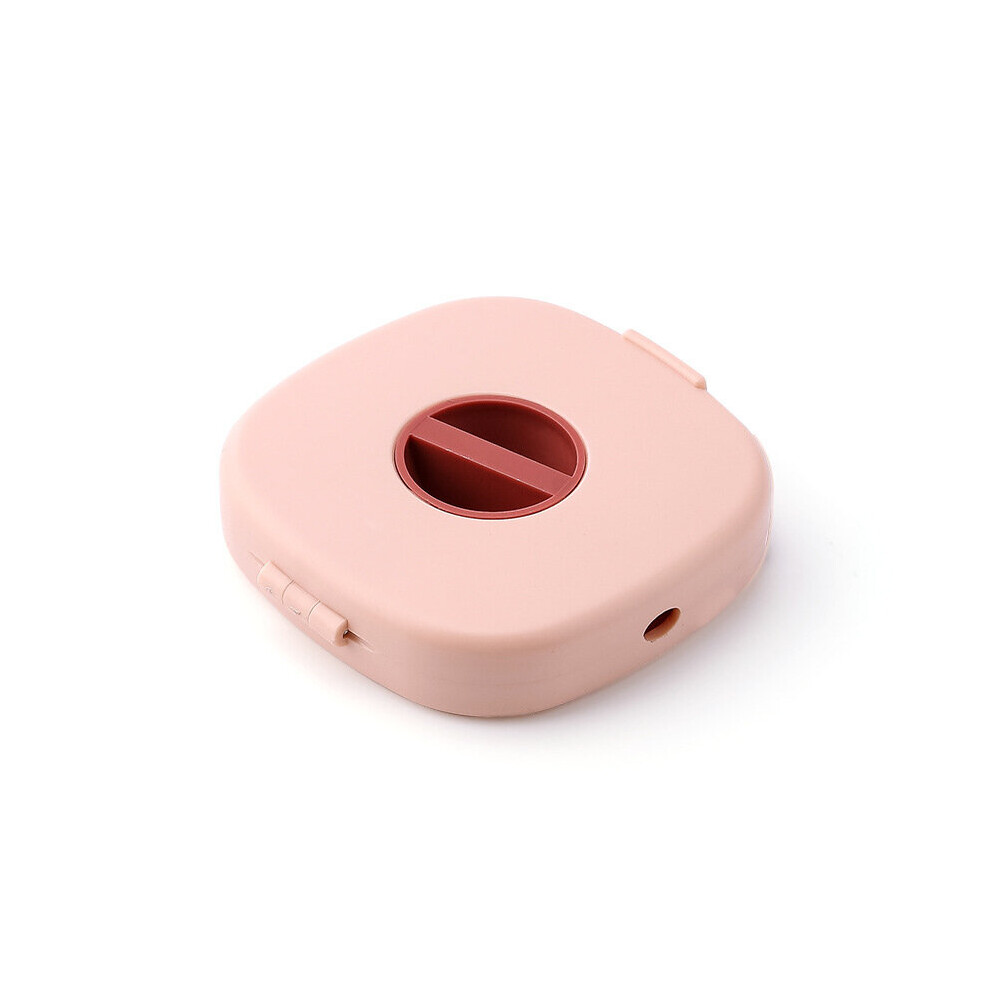 Data Cable Storage Box Travel Portable Headphone Protective Storage Box Multifunction Rotatable Earphone Charging Cable Storage Black 885666720949