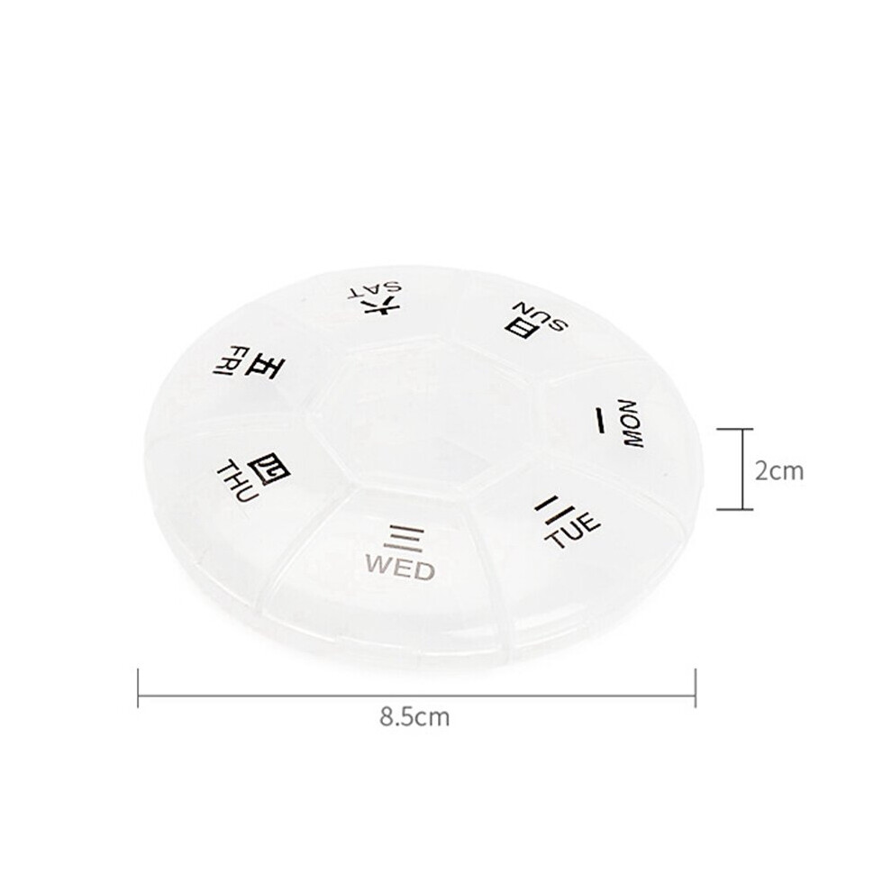 Multicoloured Useful Pill Holder Caplets Medicine Dose Tablet Cutter Splitter Divide Compartment Storage Box Medicine Storage Box Pill Cutter