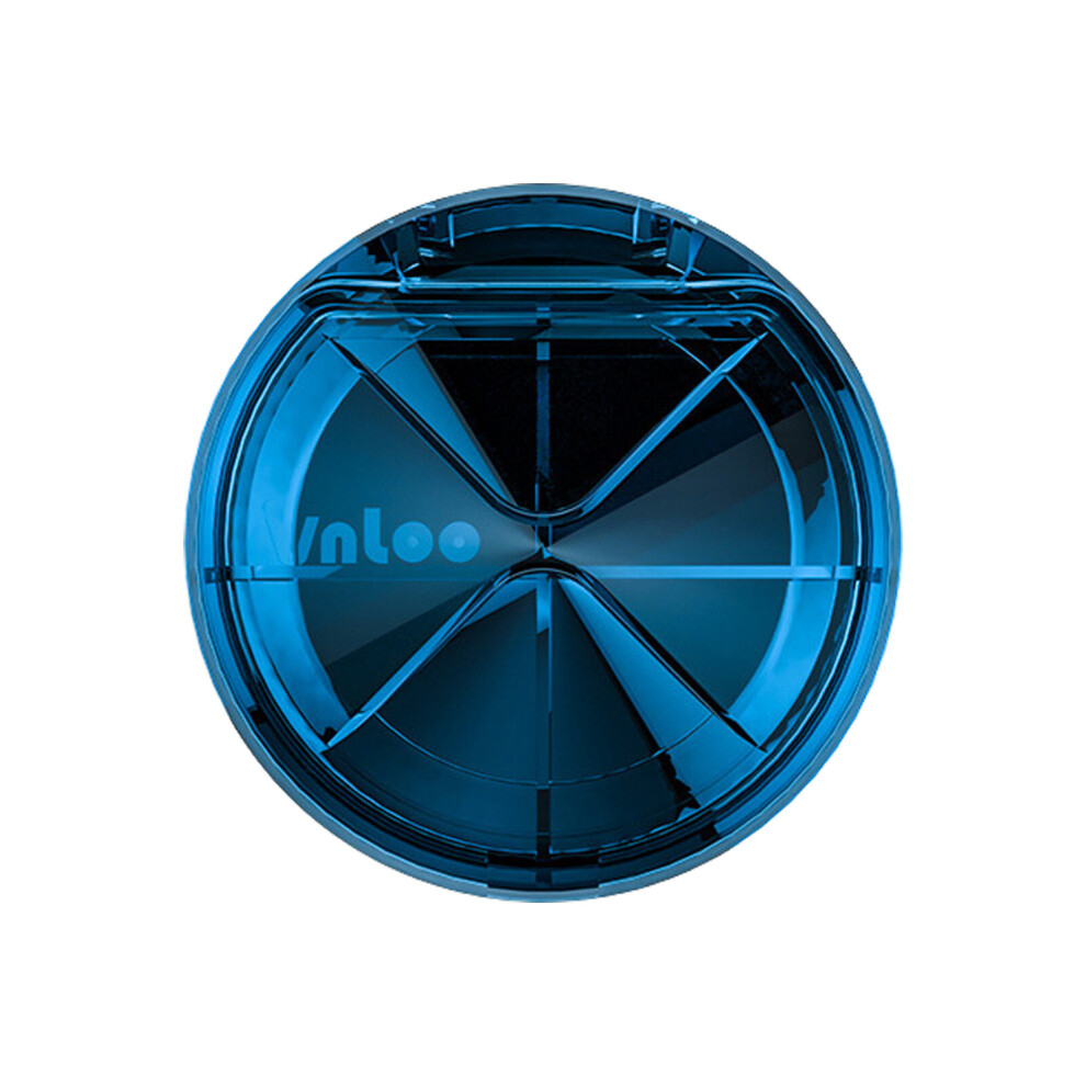Blue Pill Box Container Portable Medicine Storage Dispenser Medicine Organiser Bpa Used For Morning Afternoon And Evening