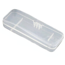 Mens Shaver Storage Box Transparent Plastic Razor Blades Holder Portable Travel Razor Case High Shaving Box Containers