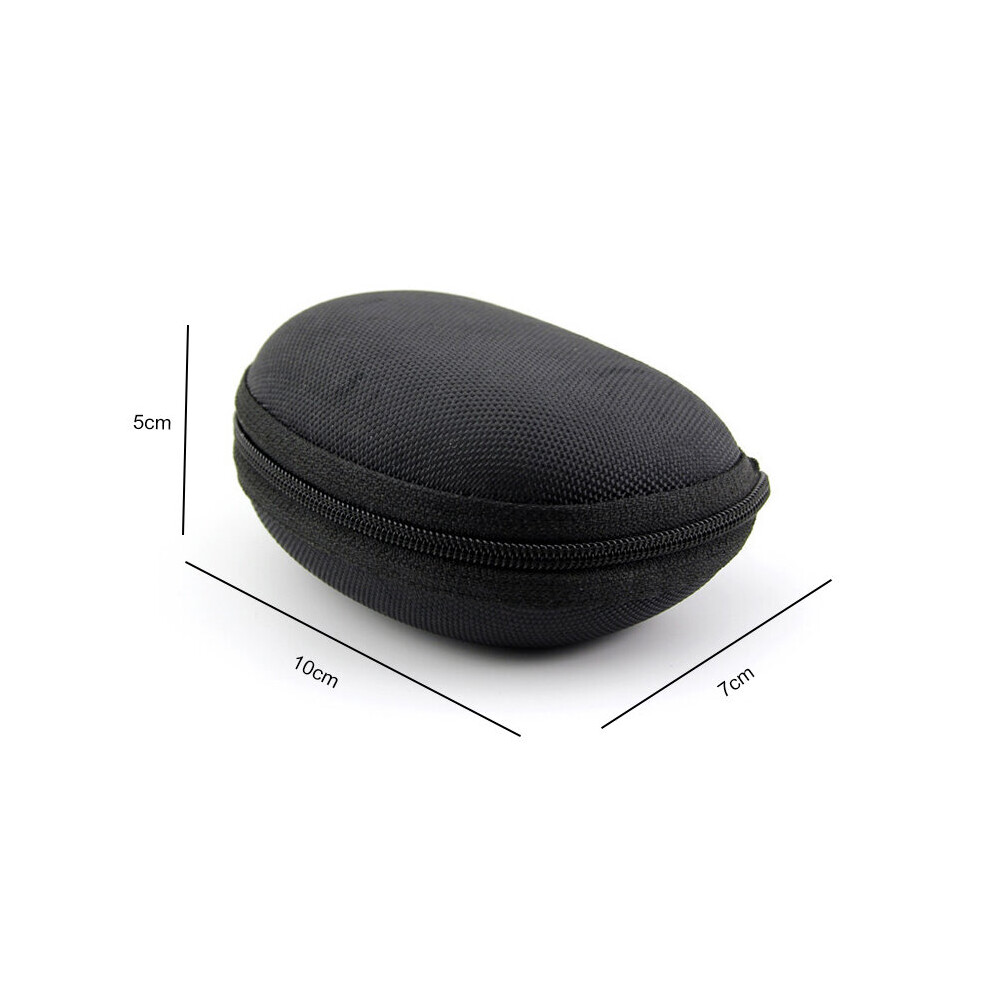 1pc Multi-Function Portable Folding Sunglasses Storage Box Lanyard With Zipper Compression Glasses Case Eyewear Protection Box