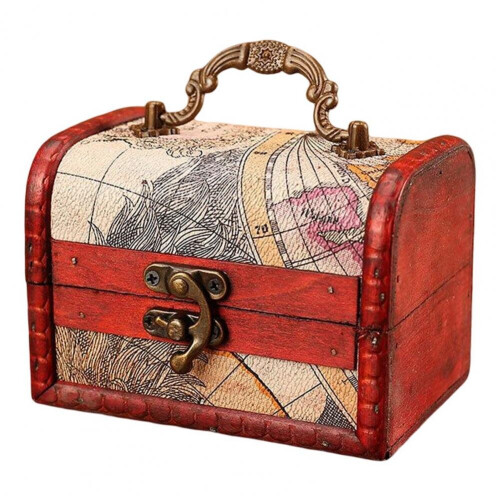 Sturdy Convenient Nautical Map Retro Wedding Candy Box Comfortable Touch Packaging Storage Box for Family
