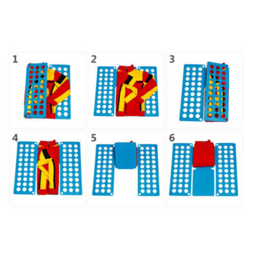 T-Shirt Clothes Folder Magic Fast Laundry Organizer Folding Board 2