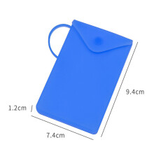 1Pc Portable Silicone Mask bag Face Mask Covering Holder Storage Box Reusable Dustproof Temporary Face Mask Case Container