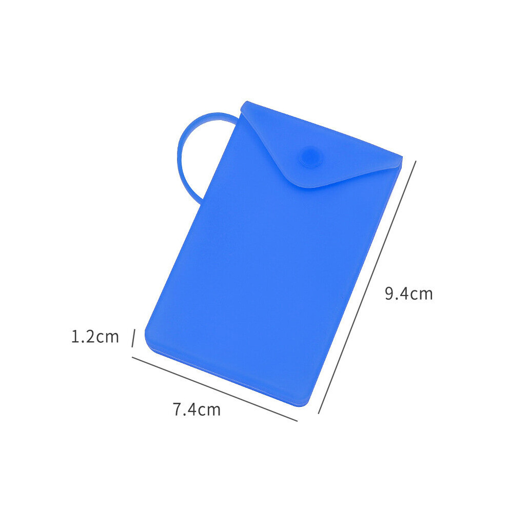 1Pc Portable Silicone Mask Bag Face Mask Covering Holder Storage Box Reusable Dustproof Temporary Face Mask Case Container 885666740909