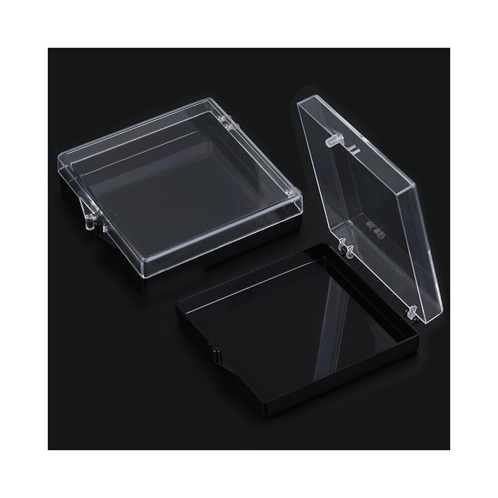Multicoloured Transparent Nail Art French False Nail Tips Box Bead Storage Case Organizer Container Display Accessories Plastic Container
