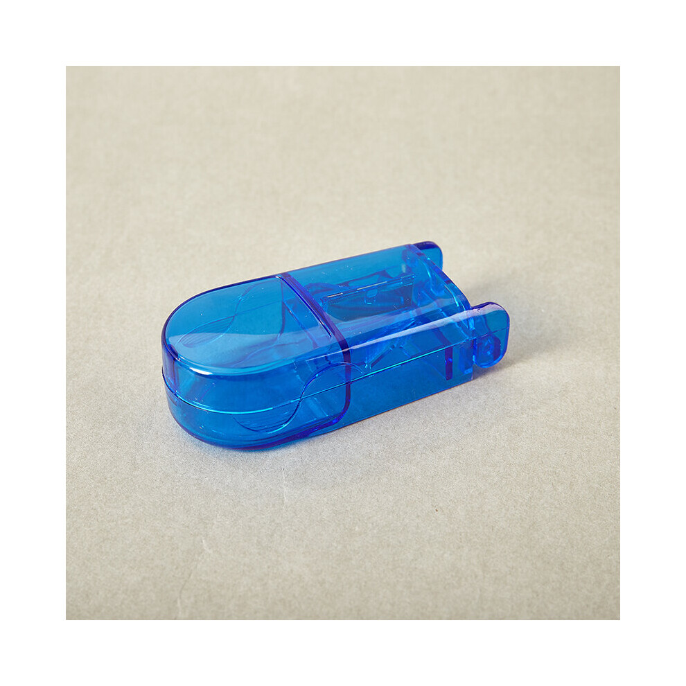 Multicoloured Pill Caplets Medicine Dose Tablet Cutter Splitter Divide Compartment Storage Box Compartment Storage Box Portable Home Medicine