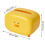 Egg Yolk Duck Tissue Box Desktop Table Yellow Tissue Box Napkin Storage Box 6