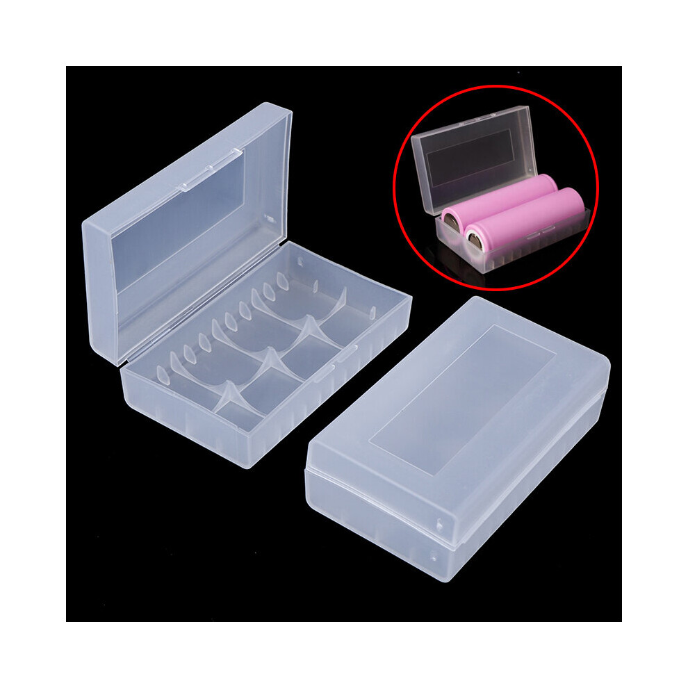 2Pcs 2*20700 21700 Box Case Container Waterproof 21700 Storage Box Case Multicoloured 885666741401