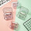 Mini Clear Flip Top Lens Case Travel Soak Storage Container with Bottle 5