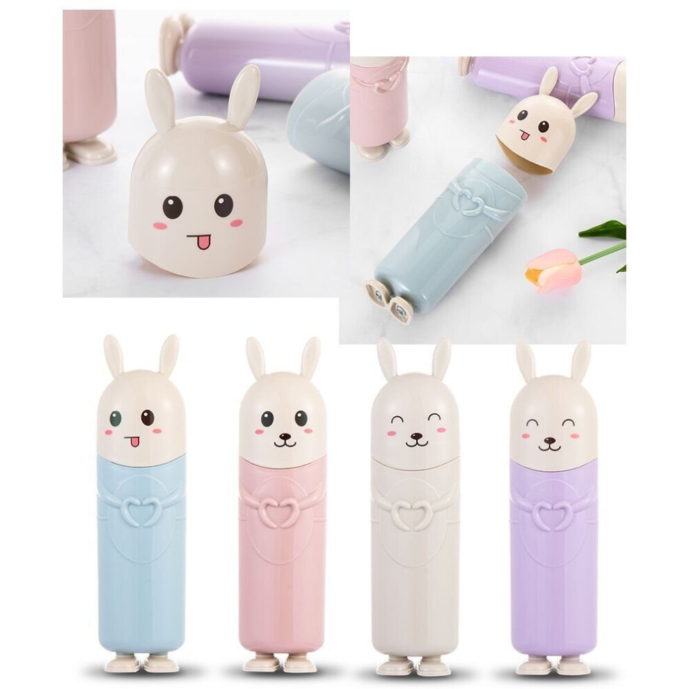 Multicoloured Camping Trip Home Storage Kid Adult Toothbrush Container Toothbrush Toothpaste Boxes Portable Protect Holder