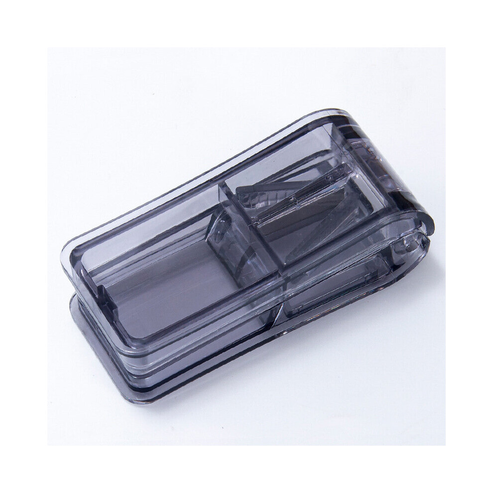 Multipurpose Storage Box for Pills Caplets Splitter Portable Medicine Cutter Dose Tablet Cutters Pill Holder
