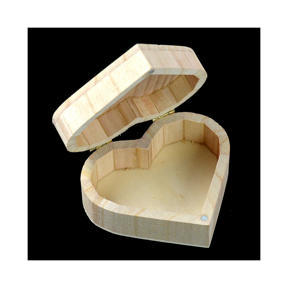Heart Child Wood Teeth Storage Box Save Milk Teeth Collecting Teeth Umbilical Cord Lanugo Organizer Mini Chinese Wood Box