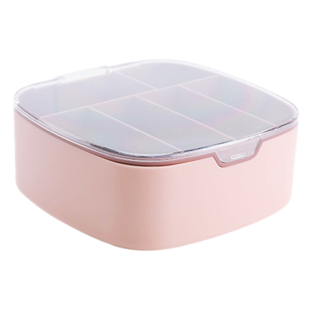 Cable Storage Organizer Box Data Cable Management Box With 6 Compartments Usb Cord Sorter Holder Compact Cosmetics Organizer Box 885666749278