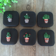 Plant Women Lenses Storage Box Cactus lens Case Box Eyes Care Kit Holder Travel Washer Cleaner Container