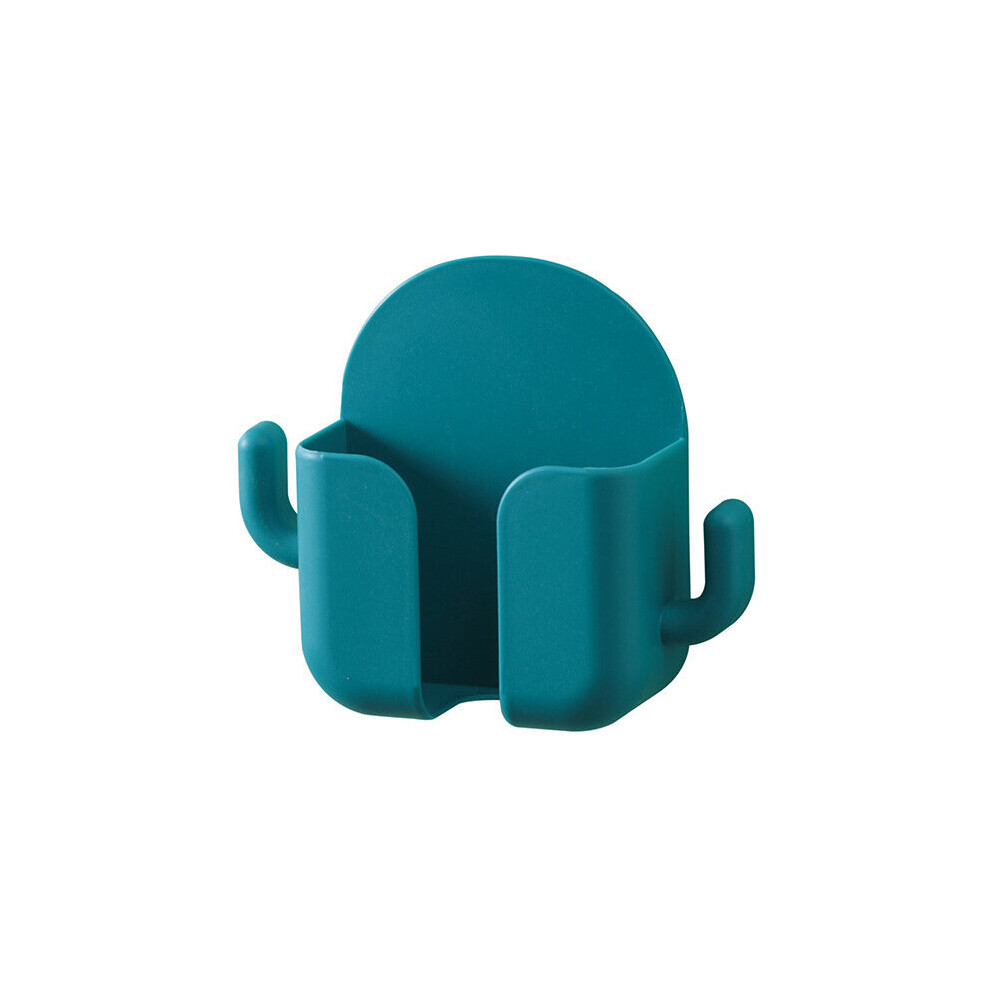 1Pc Mobile Phone Holder Wall Stand Storage Box Punch-Free Tv Remote Control Holder Mounted Mobile Phone Charging Bracket Rack Multicoloured 885666749834