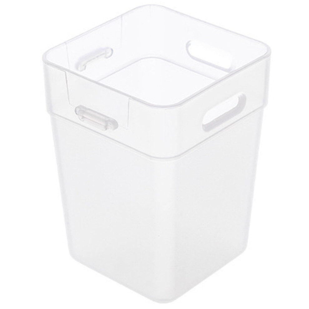 Fridge Door Storage Bin With Snap Buckle Matte Food Holder Fridge Storage Containers Large Open Kitchen Organizer No Lid Square-image-OPC-PCG2D88-NEW