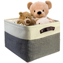Large Storage Box Folding Organizer Bedroom Shelf Wardrobe Cloth Toy Fabric Foldable Box For Storaging Toys Closets Towels Books