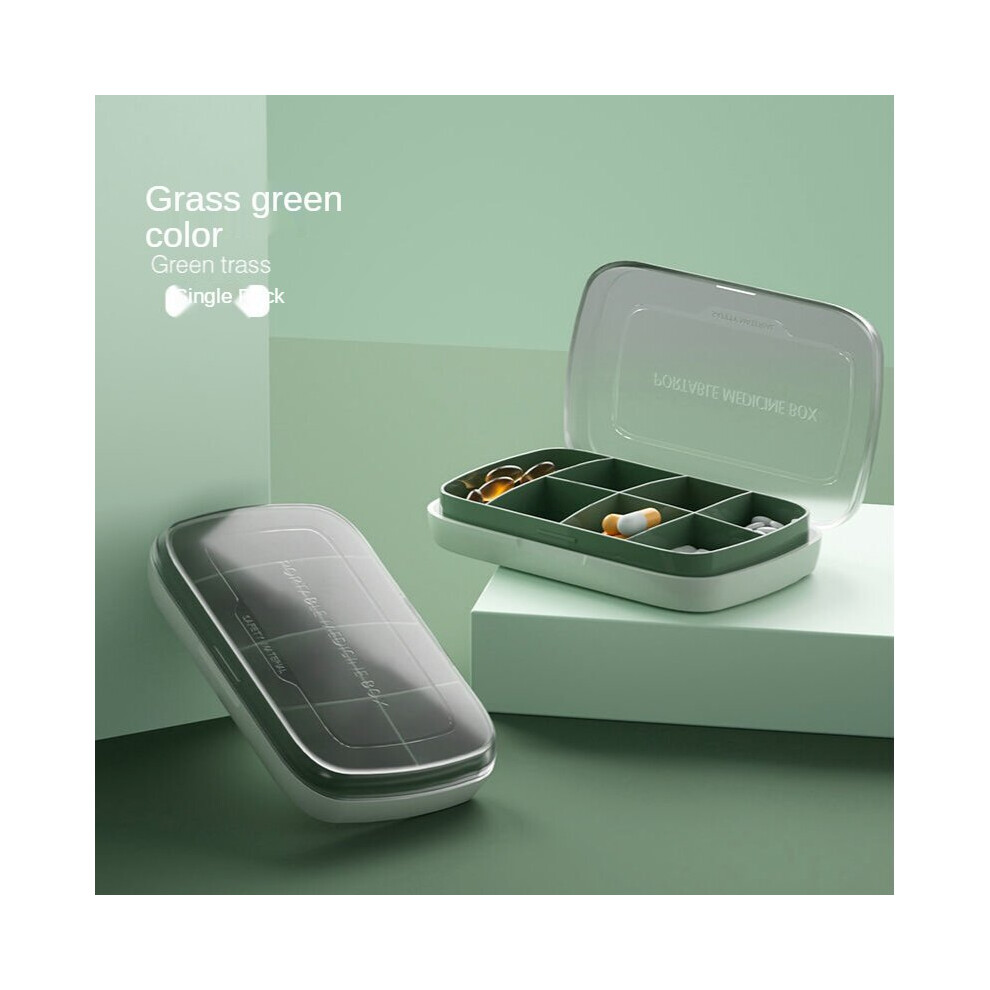 Multicoloured Small Pill Box Distributed Small Small Carry-On Mini 7-Day Large Capacity Pharmaceutical Box Distributed Storage Sealed Box