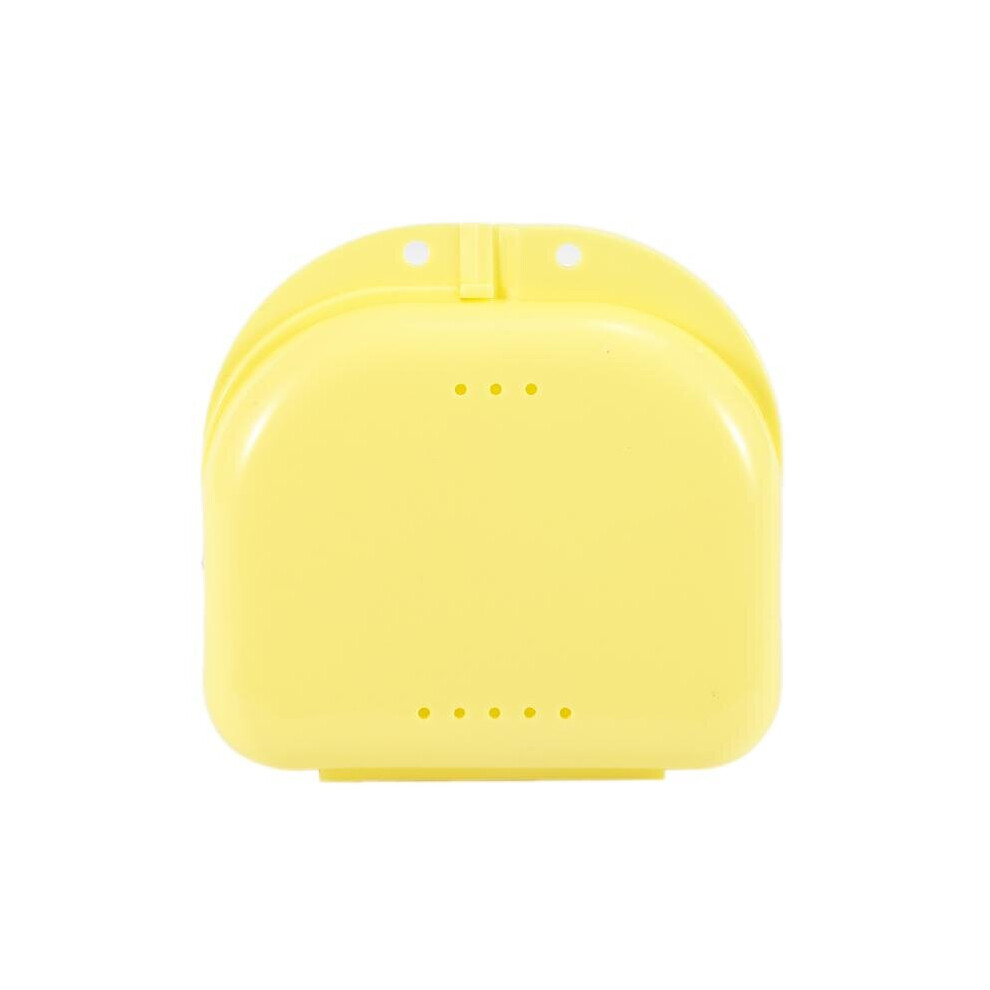 Multicoloured Denture Tray Box Dental Orthodontic Retainer Box Case Plastic Teeth Container Denture Boxes False Teeth Protective Case