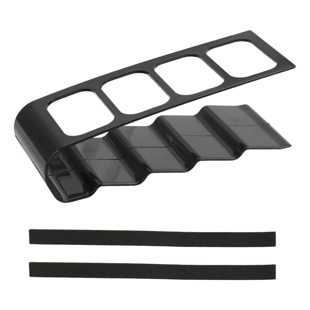 Mobile Phone Holder Stand Home Office Organizer Case Desktop Bracket Tv/Dvd/Vcr Organizer 4 Frame Remote Control Storage Black 885666747069