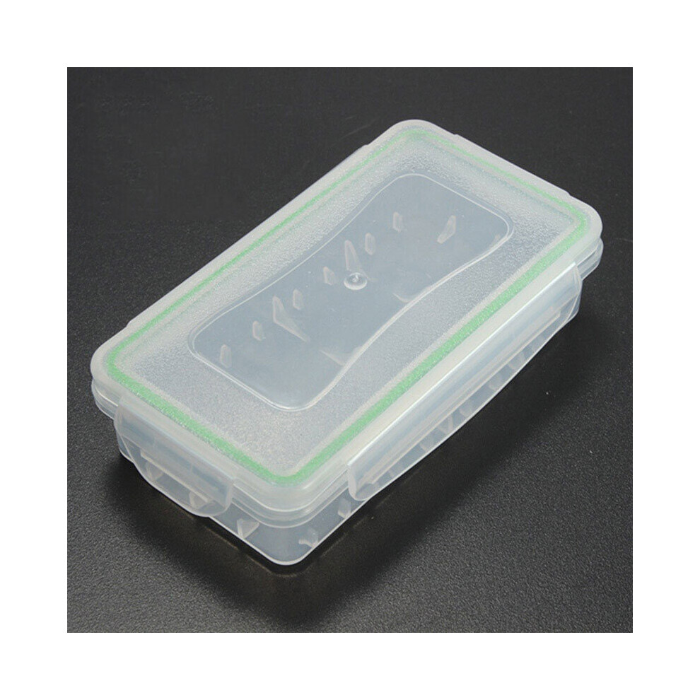 Waterproof Clear Plastic Storage Case Holder Organizer For 18650 16340 Batteries With Case Bag Multicoloured 885666747236