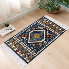 60x90cm Nordic Hand Woven Cotton Linen Tassel Carpet Bedside Rug Geometric Bedroom Home Decoration Carpets Living Room