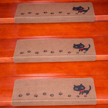 Self-adhesive Stair Tread Carpet Mats 5pcs/lot Anti-Slip Stair Mat Set Sound Insulation Floor Mat Stair Step Protection Cover