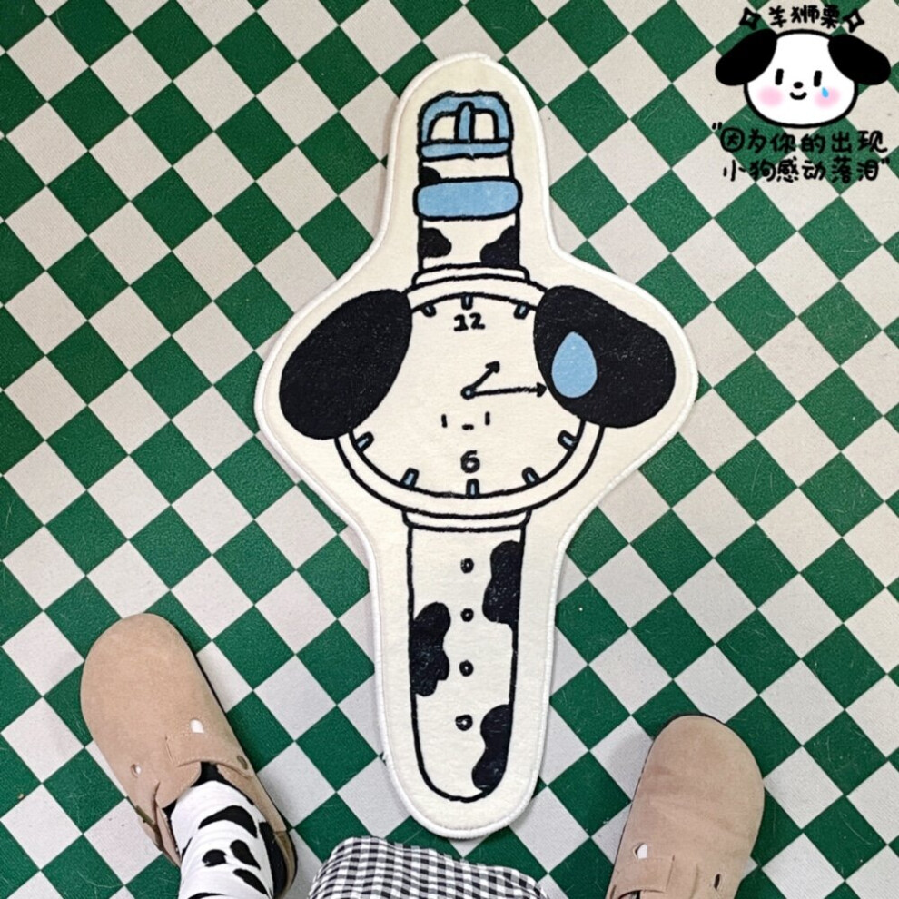 Ximu Cow Pattern Small Watch Dog Hanging Wall Cashmere Home Carpet-image-OPC-PCG2GGN-NEW