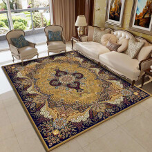 Persian Printed Floral Carpets for Living Room European Washable Anti-Slip Decorative Area Rugs Bedroom Study Floor Rug Carpet