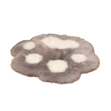 Bedroom Carpet Animal Paw Living Room Irregular Area Rug Decorative Washable Floor Mat Accessories Yellow