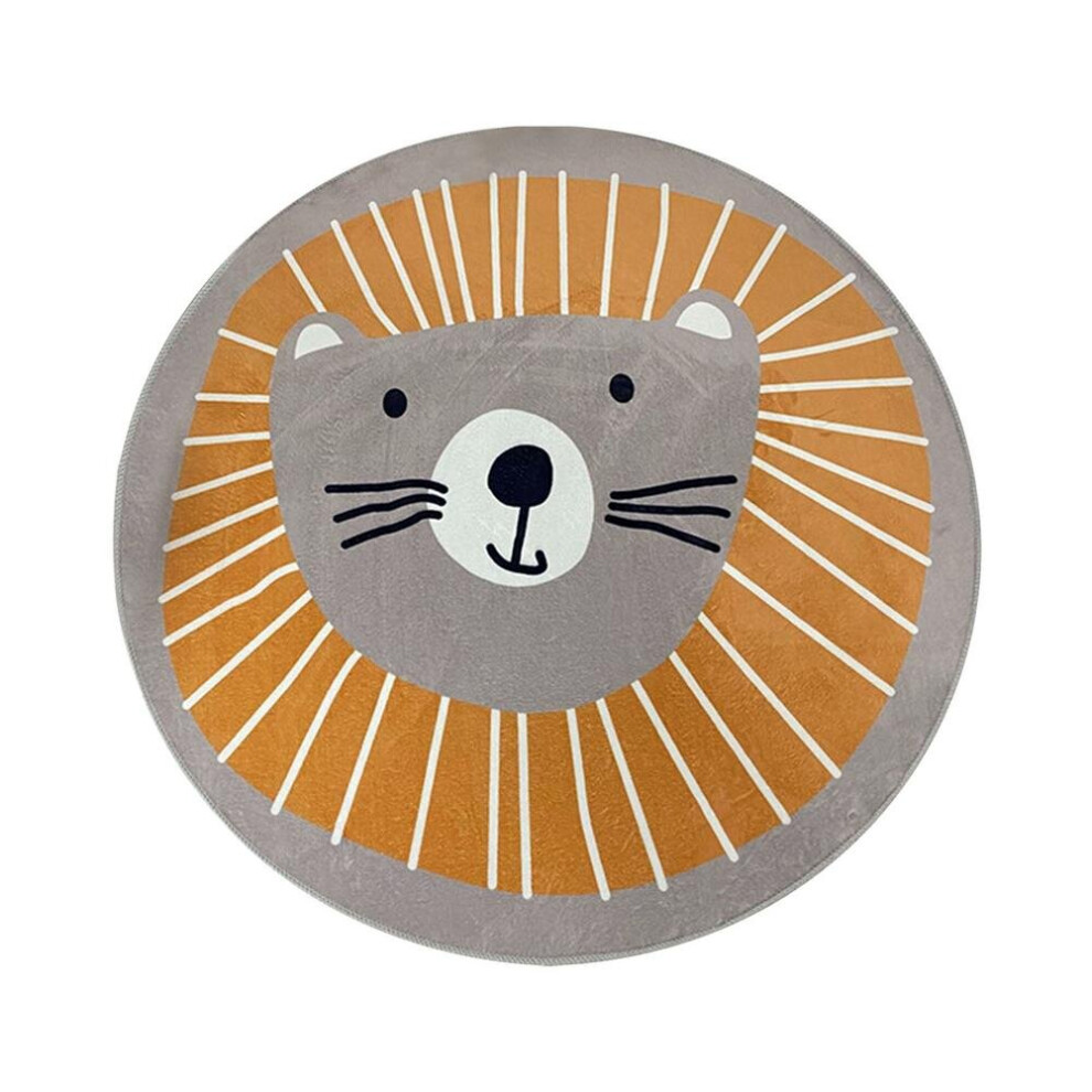 Soft Baby Crawling Carpet Round Comfortable Washable Infant Play Mat Bedroom Baby Rug For Room Decor Nursery Room Toddlers