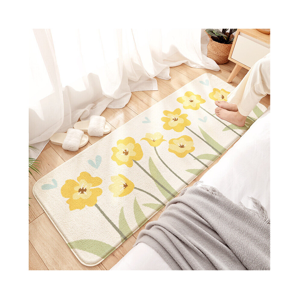 Anti-slip Lambs Fleece Rug Skin-friendly Absorbent Foot Mats Bedside Floor Doorway Entry Carpet Family Bathroom Bedroom Kitchen-image-OPC-PCG2HWK-NEW