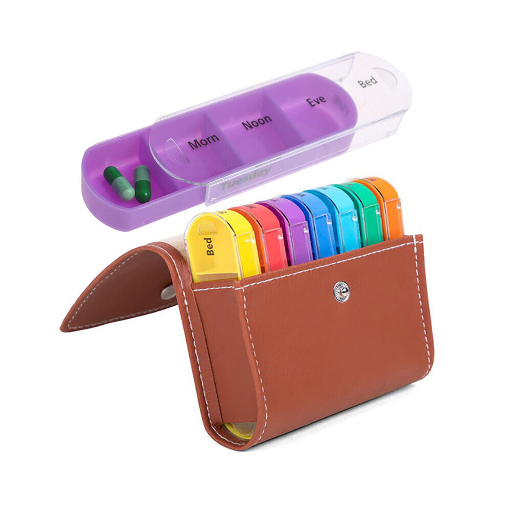 28 cells Weekly 7 Days Tablet Pill Box Holder Medicine Storage Organizer Container Case Wallet pill box Portable pill storage