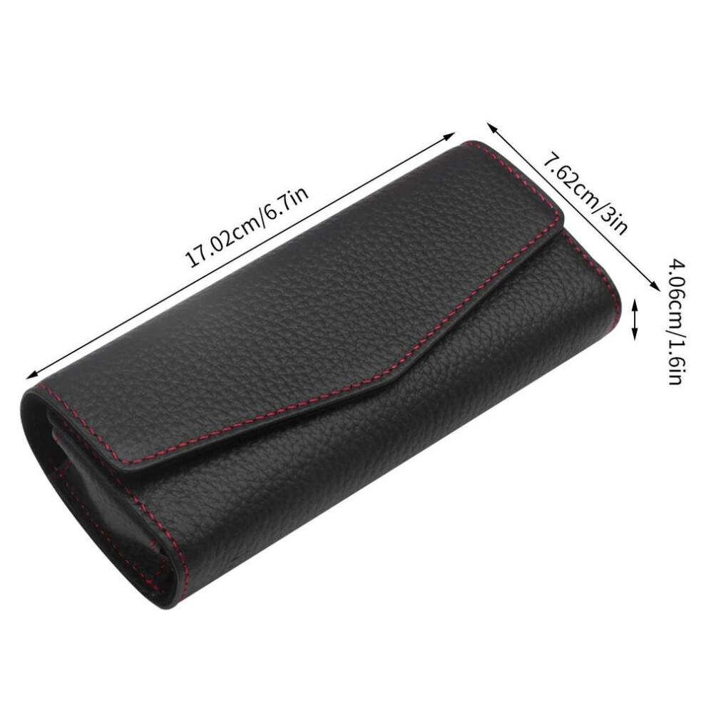 Car Visor Sunglasses Case Hard Case Sunglass Holder Car Eyeglasses Visor Organizer Storage Case Automotive Interior Accessories Black 885666779107