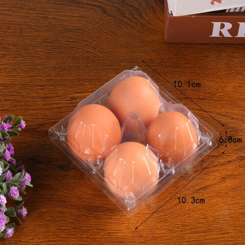 Egg Cartons 4 Chickeneggs Counts Cratesgrids Clear Pvc Bulk Cells Empty Small 1