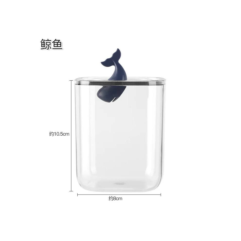 Whale Makeup Cotton Pads Organizer Desktop Cotton Swab Storage Holder Box Cosmetic Container Jewelry Organizer Case-image-OPC-PCG2HYG-NEW