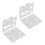 Egg Cartons 4 Chickeneggs Counts Cratesgrids Clear Pvc Bulk Cells Empty Small 4