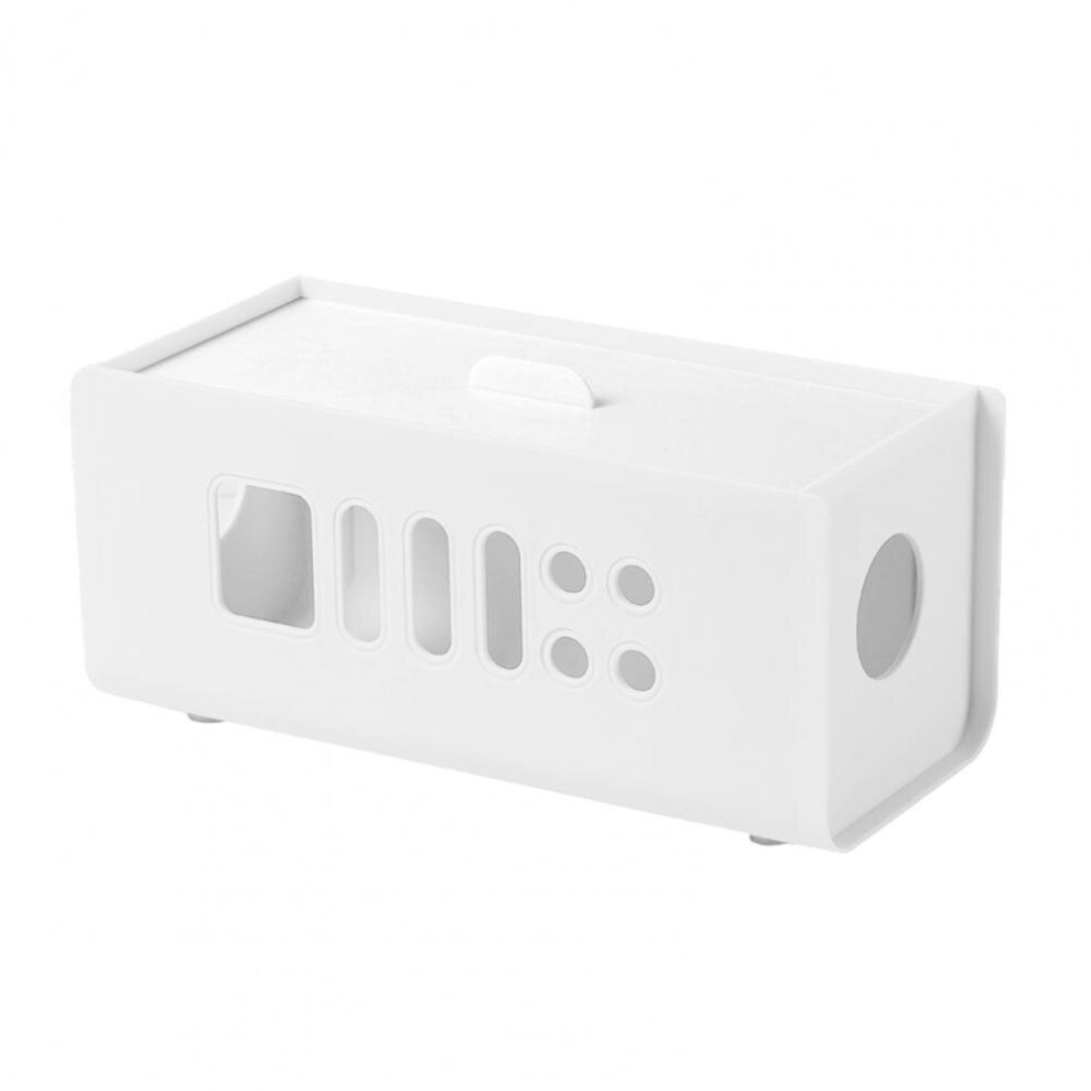 Cable Holders Large Capacity Heat Dissipation Strip Cord Organizer Plastic Large Cable Organizer Safe Management Box For Home 885666755170