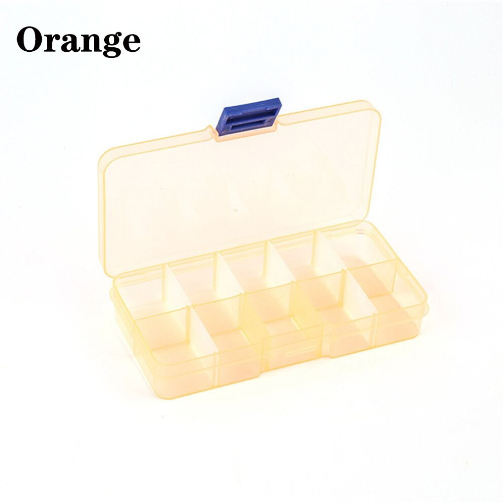 Portable Angling Supplies Durable 10 Compartments Jewelry Case Lure Hook Boxes Storage Boxs Fishing Tackle Box-image-OPC-PCG2FG8-NEW