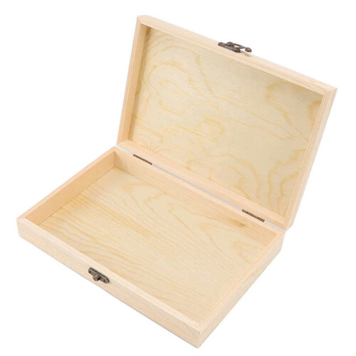 Cigar Humidor Box Large Capacity Multipurpose Wooden Cigar Box Rectangular for Calligraphy for Cigars
