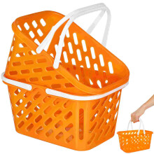Basket Shopping Kids Grocery Play Baskets Toystore Cart Toys Mini Storage Foodpretendpicnic House Children Organizer