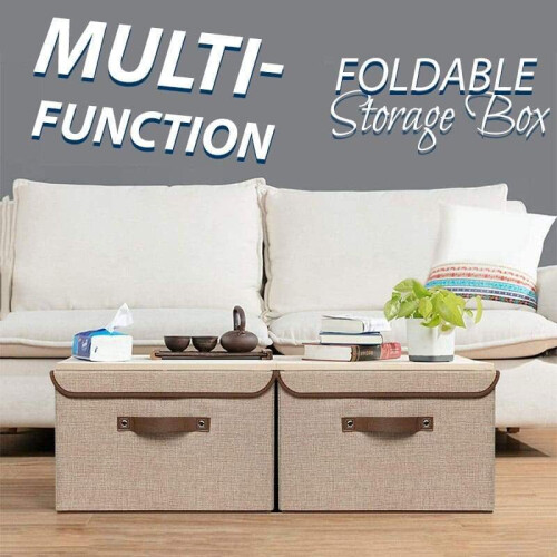 Multi-function Foldable Storage Box Multipurpose Collapsible Storage Organizer With Lid Portable Storage Bag Clothing and groce 2