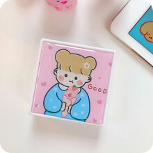 Ins Korea Portable Lens Case Compact and Portable Student Cosmetic Care Case Personality