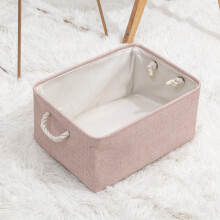 Large Storage Box Rope Handle Bedroom Shelf Wardrobe Clothes Toy Shoes Sundries Folding Organizer Fabric Foldable Box For Object