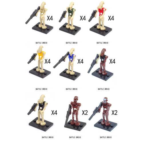 32PCS Star Wars  BATTLE DROID Minifigures Fit Lego 2