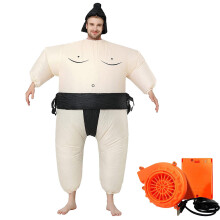 Lustige aufblasbare Sumo Ringer Kostüm Erwachsene Halloween Maskerade Anzug